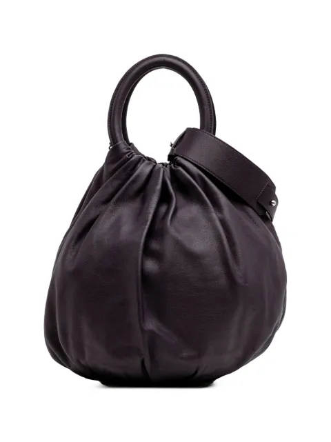 Loewe Pre-Owned 2015 Small Gathered Lambskin Bounce Bag satchel