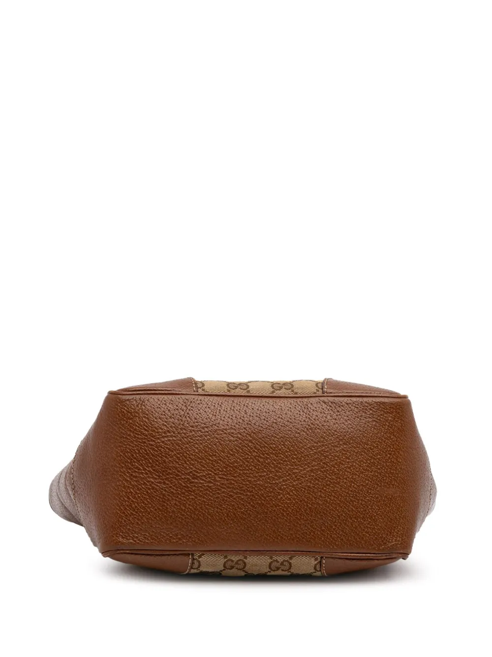 Pre-owned Gucci 2016-2025 Small Gg Canvas Bree Satchel In Brown