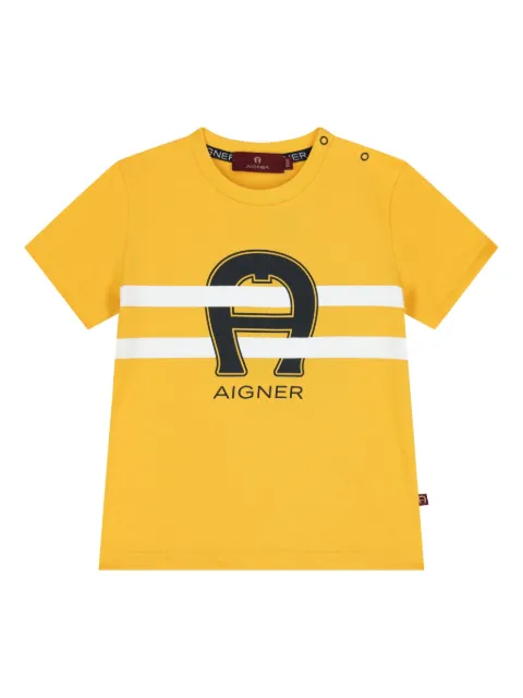 Aigner Kids logo-horseshoe T-shirt