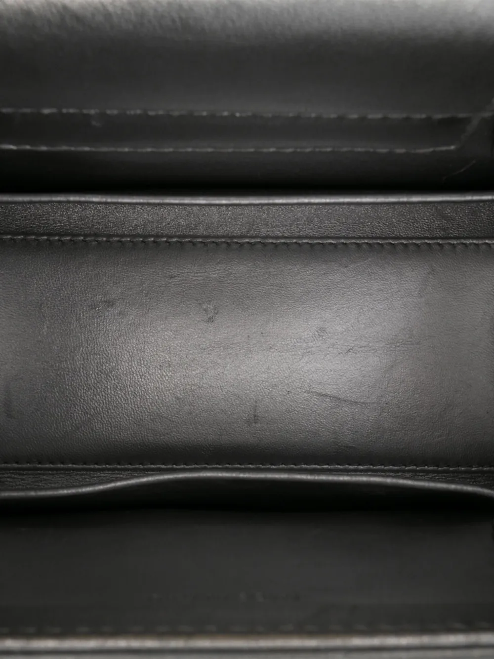 Pre-owned Dior 2018 Mini Grained Calfskin Ever Satchel In Silver