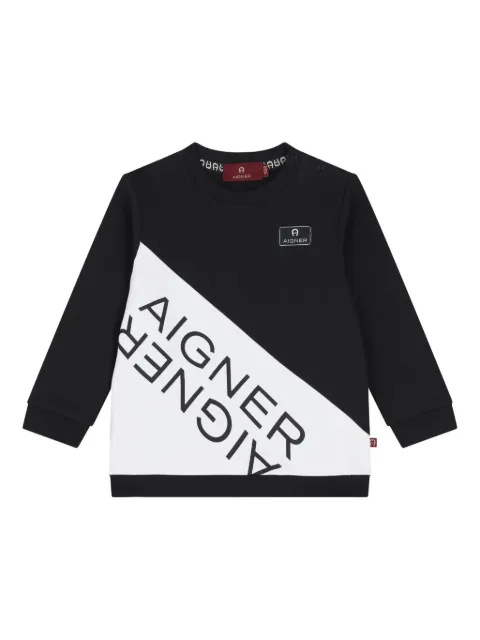 Aigner Kids logo-detail sweatshirt