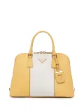 Prada Pre-Owned 2010-2025 Medium Bicolor Saffiano Lux Promenade satchel - Yellow