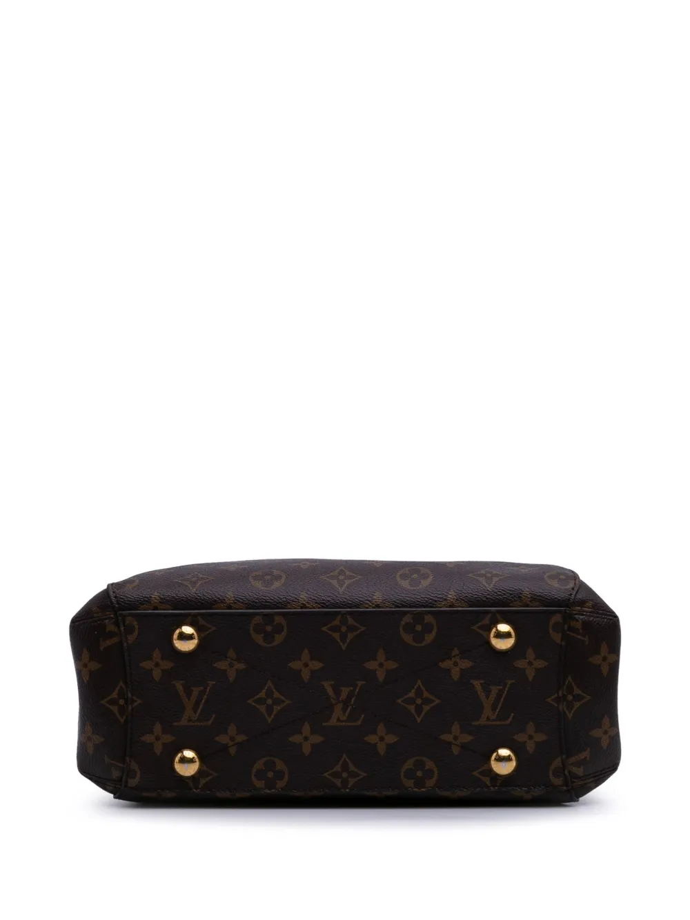 Pre-owned Louis Vuitton 2017 Monogram Montaigne Bb Satchel In Brown