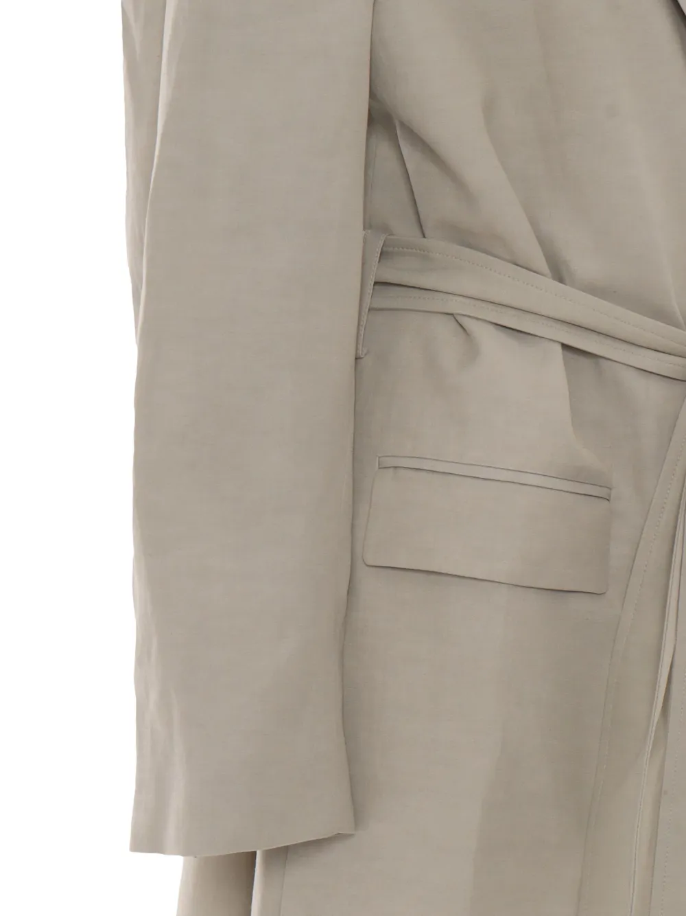 P.A.R.O.S.H. Trenchcoat met ceintuur Grijs