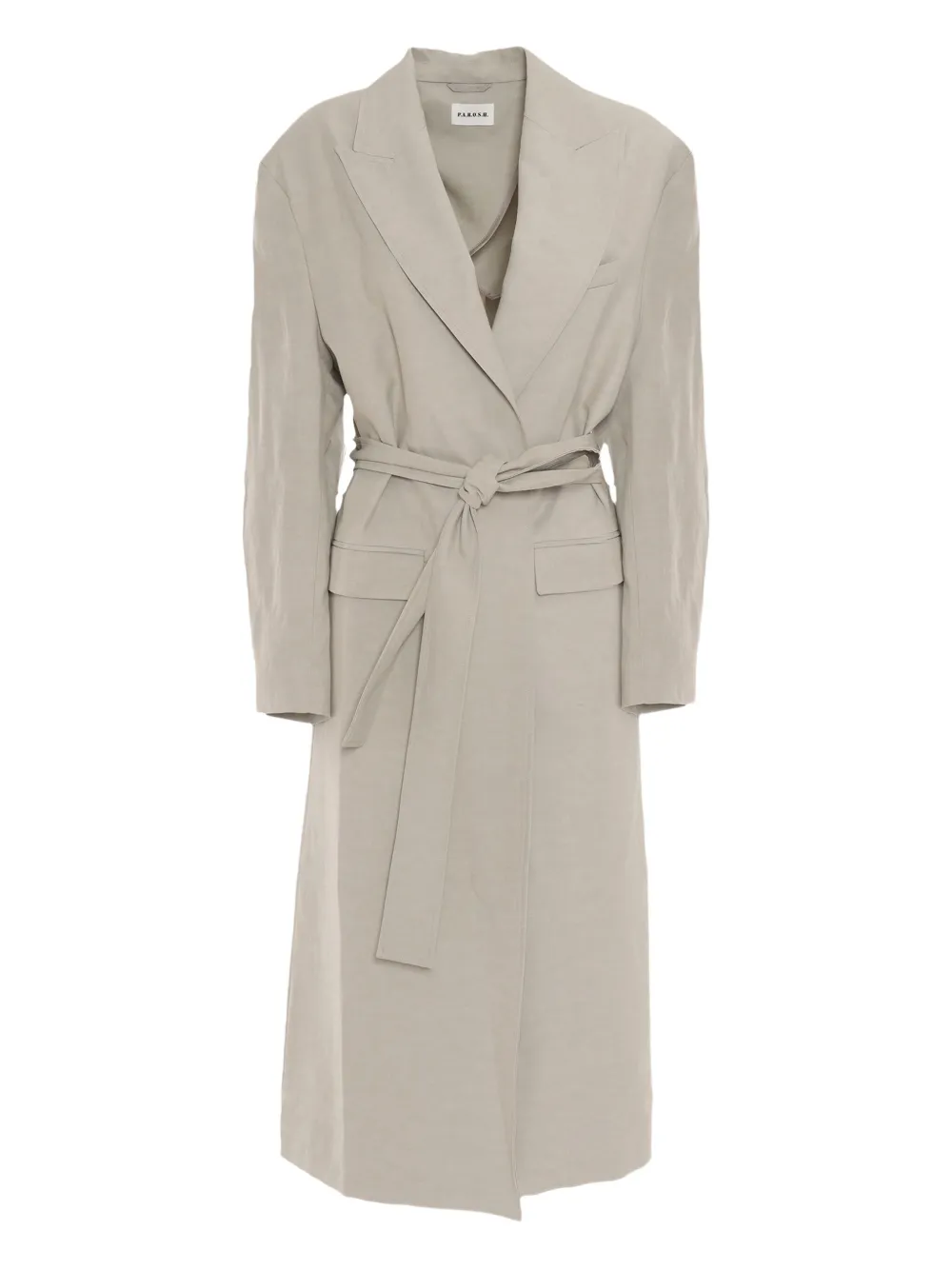 belted trench coat