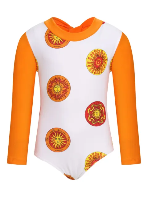 Amir Slama sun-print long-sleeve swimsuit