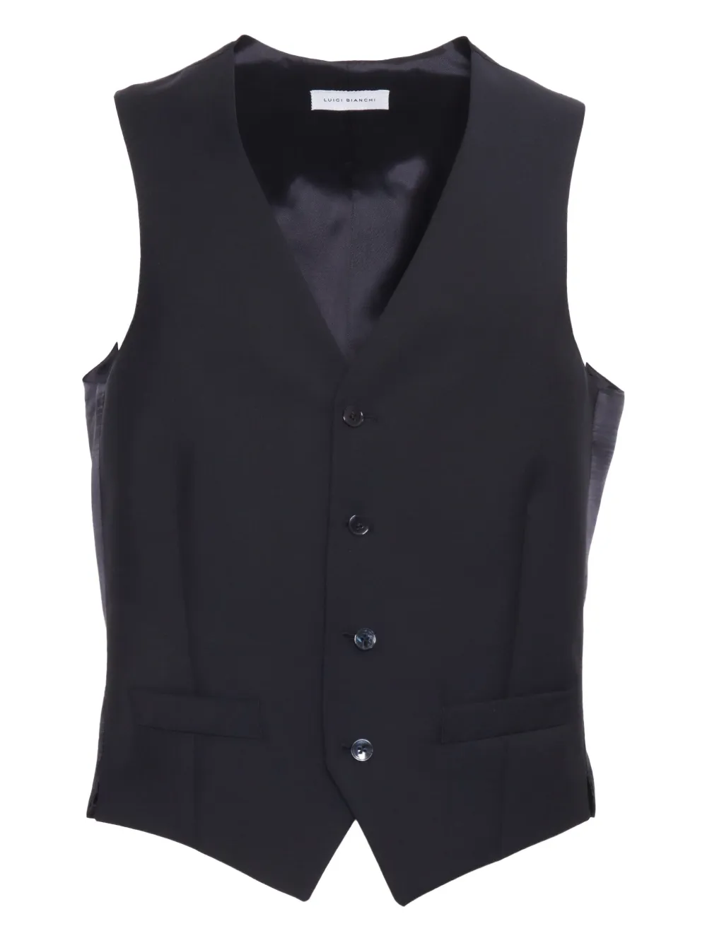satin-finish waistcoat