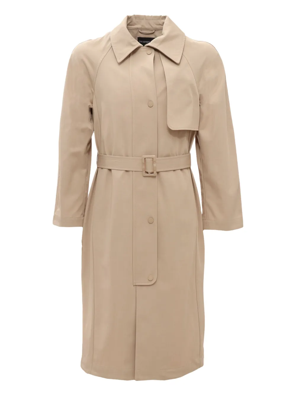 Emporio Ar i Kids Trenchcoat met raglan mouwen en ceintuur Beige