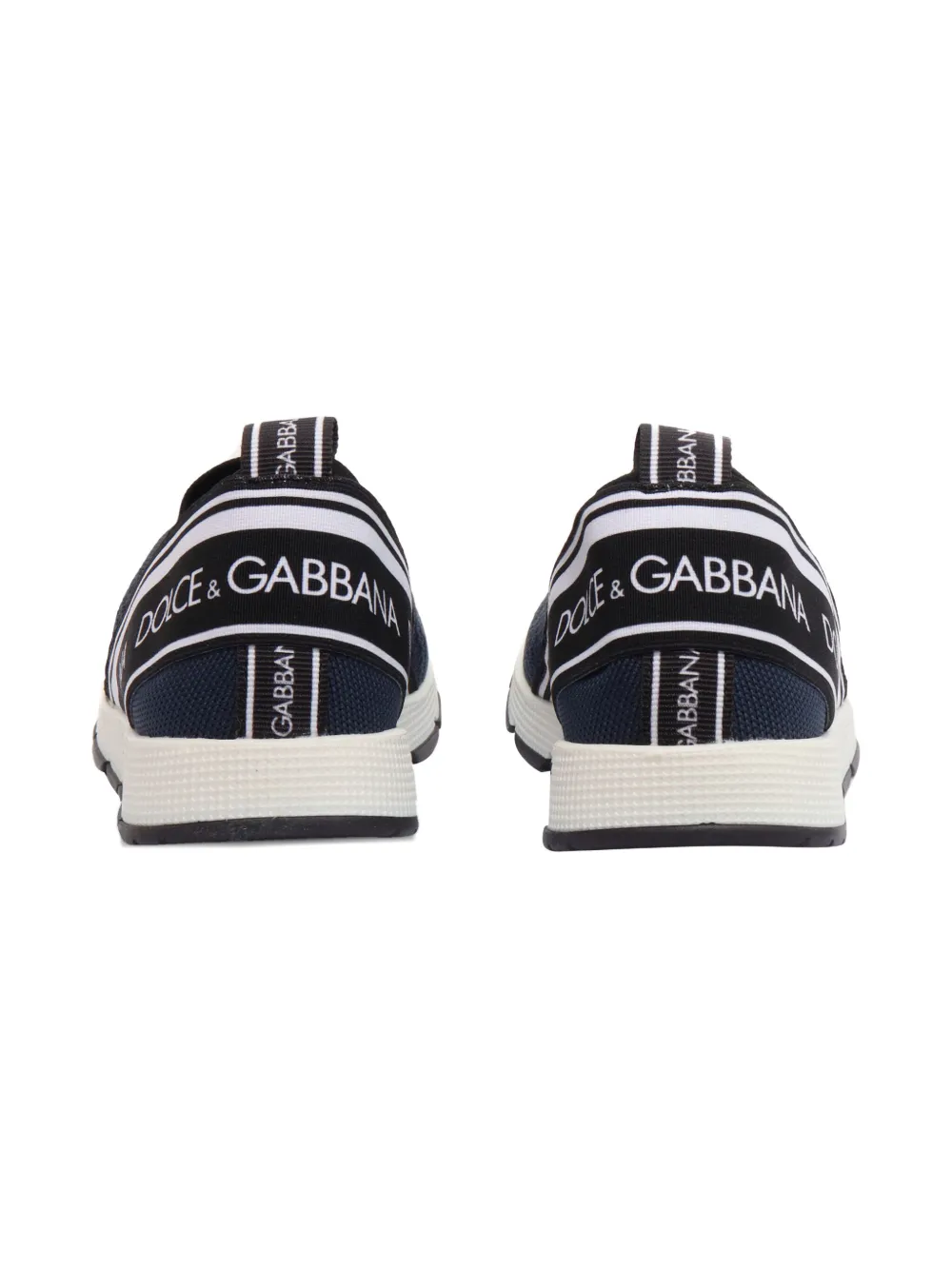 Dolce & Gabbana Kids logo-print slip-on sneakers Blue