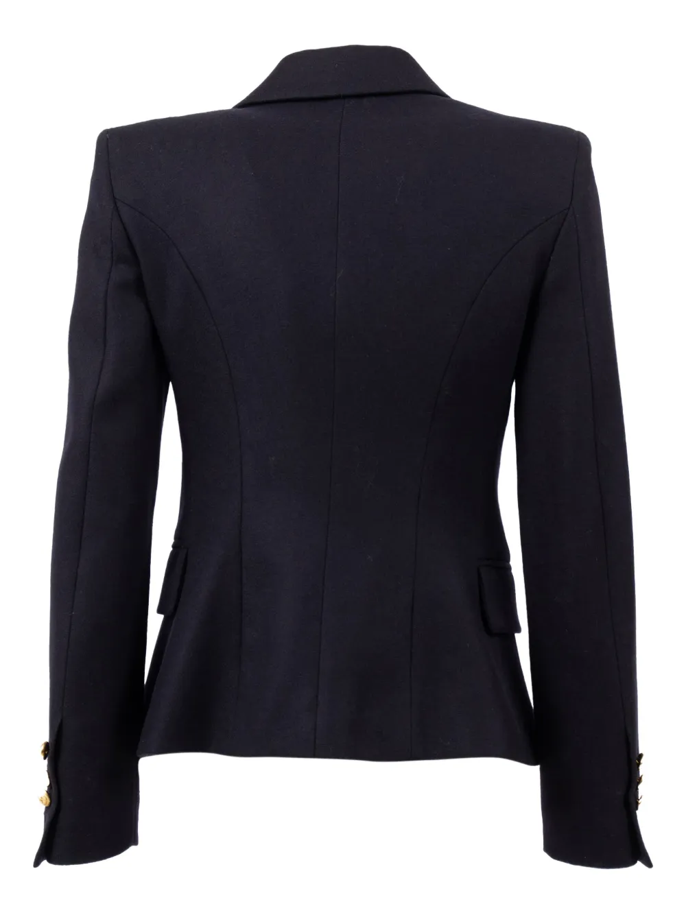 Balmain Kids Jack met dubbele rij knopen en gouden knoop Blauw