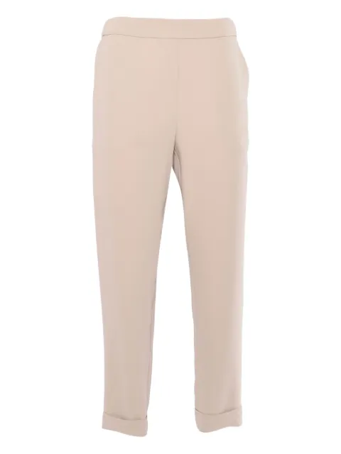 P.A.R.O.S.H. elastic-waistband cuffed trousers