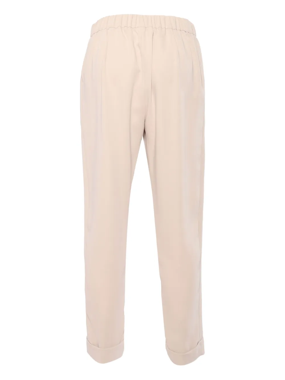 P.A.R.O.S.H. Trainingsbroek met elastische tailleband - Beige