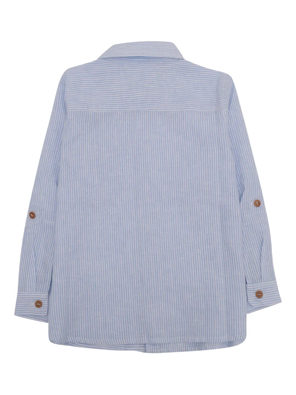 Zhoe & Tobiah Gestreept shirt met knopen Blauw