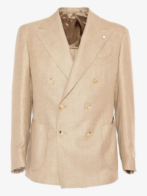 LUIGI BIANCHI MANTOVA blazer con doble botonadura
