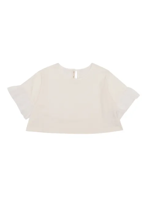 Zhoe & Tobiah ruffled-sleeve top