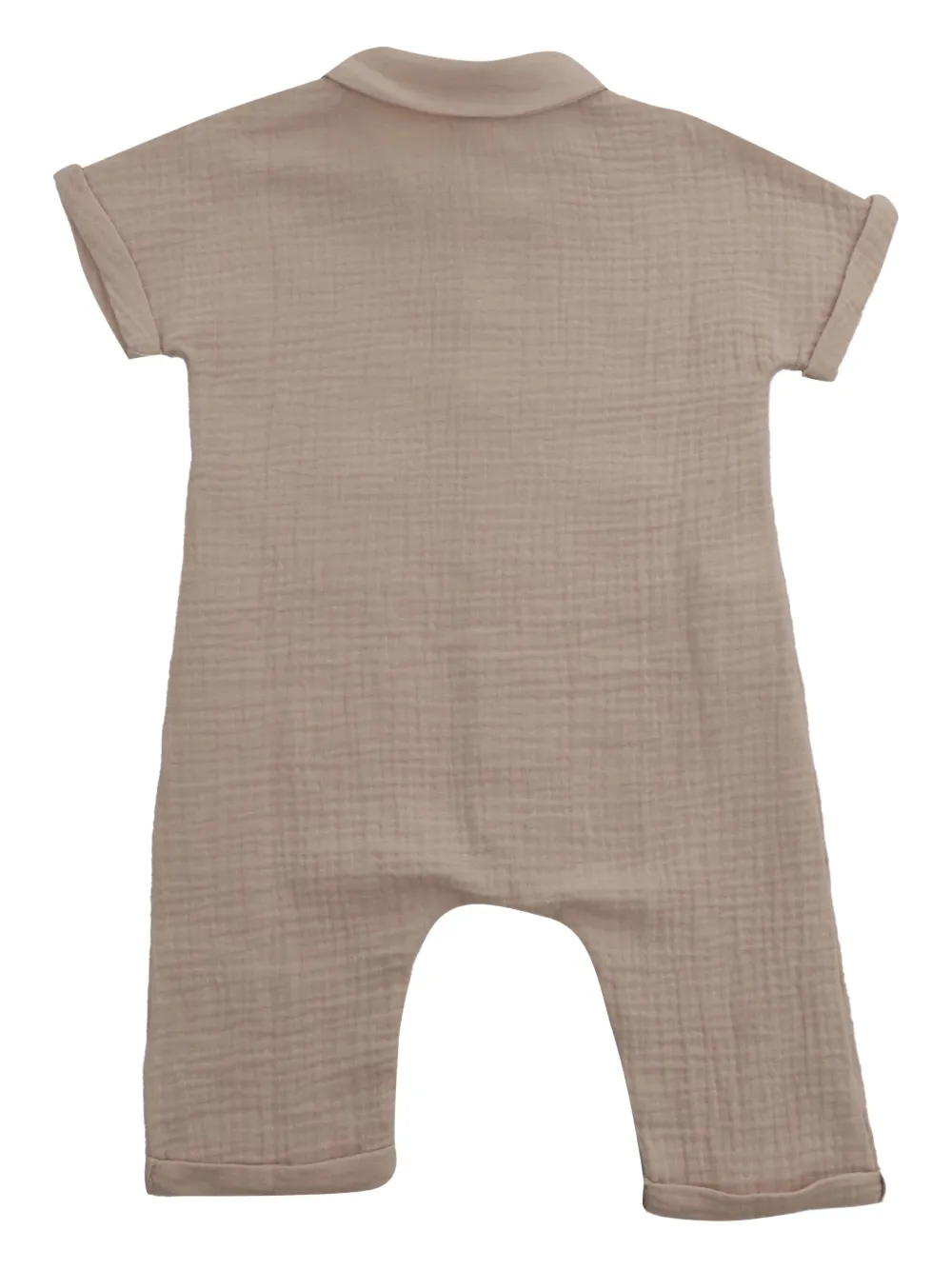 TEDDY & MINOU Romper met zak aan de voorkant - Beige