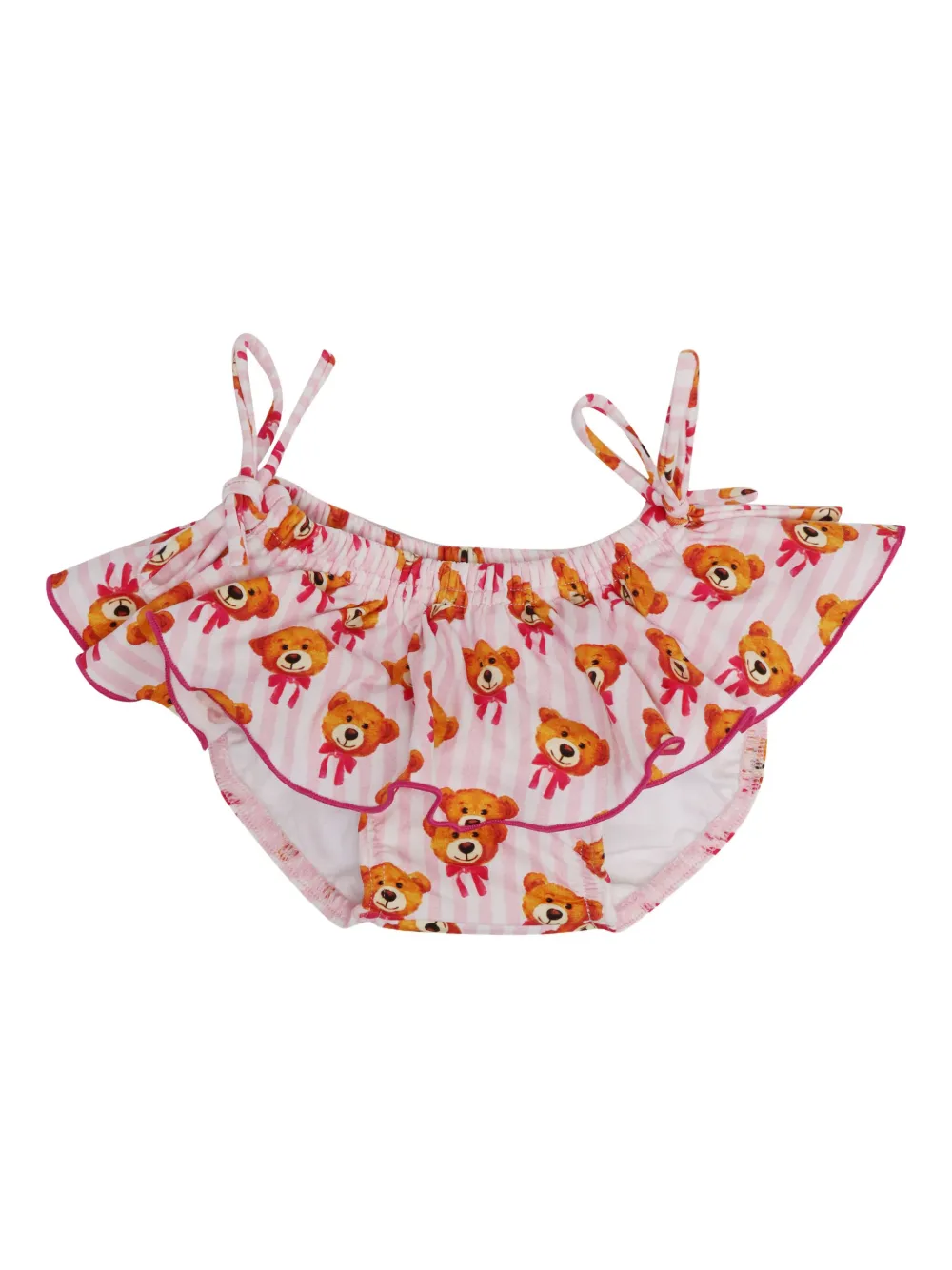 MC2 Saint Barth Kids ドローストリング ビキニボトム - ピンク MC2 Saint Barth Kids ドローストリング ビキニボトム - ピンク