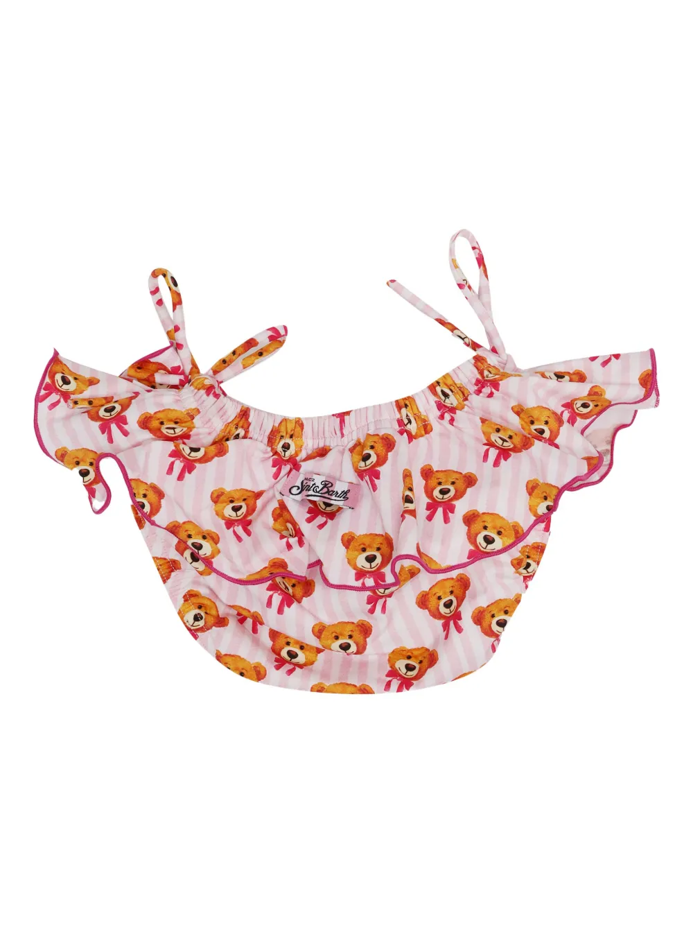 MC2 Saint Barth Kids Bikinibroek met trekkoord Roze
