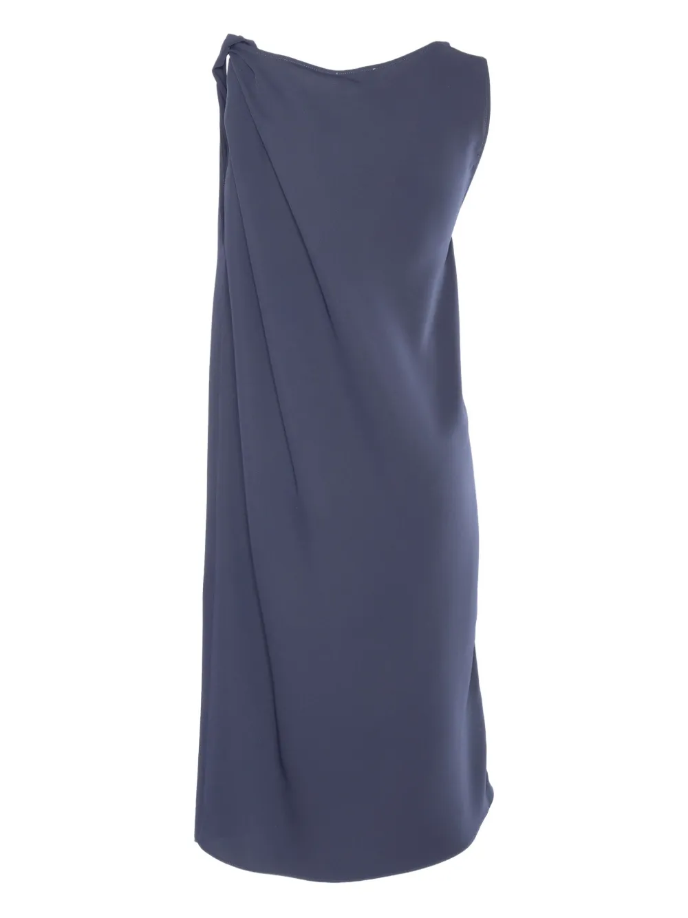 P.A.R.O.S.H. Jurk met gedrapeerd detail - Blauw