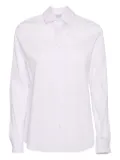 Mazzarelli long-sleeve collared shirt - White