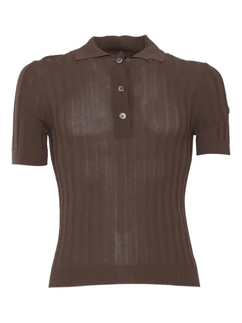 Filippo De Laurentiis ribbed polo top