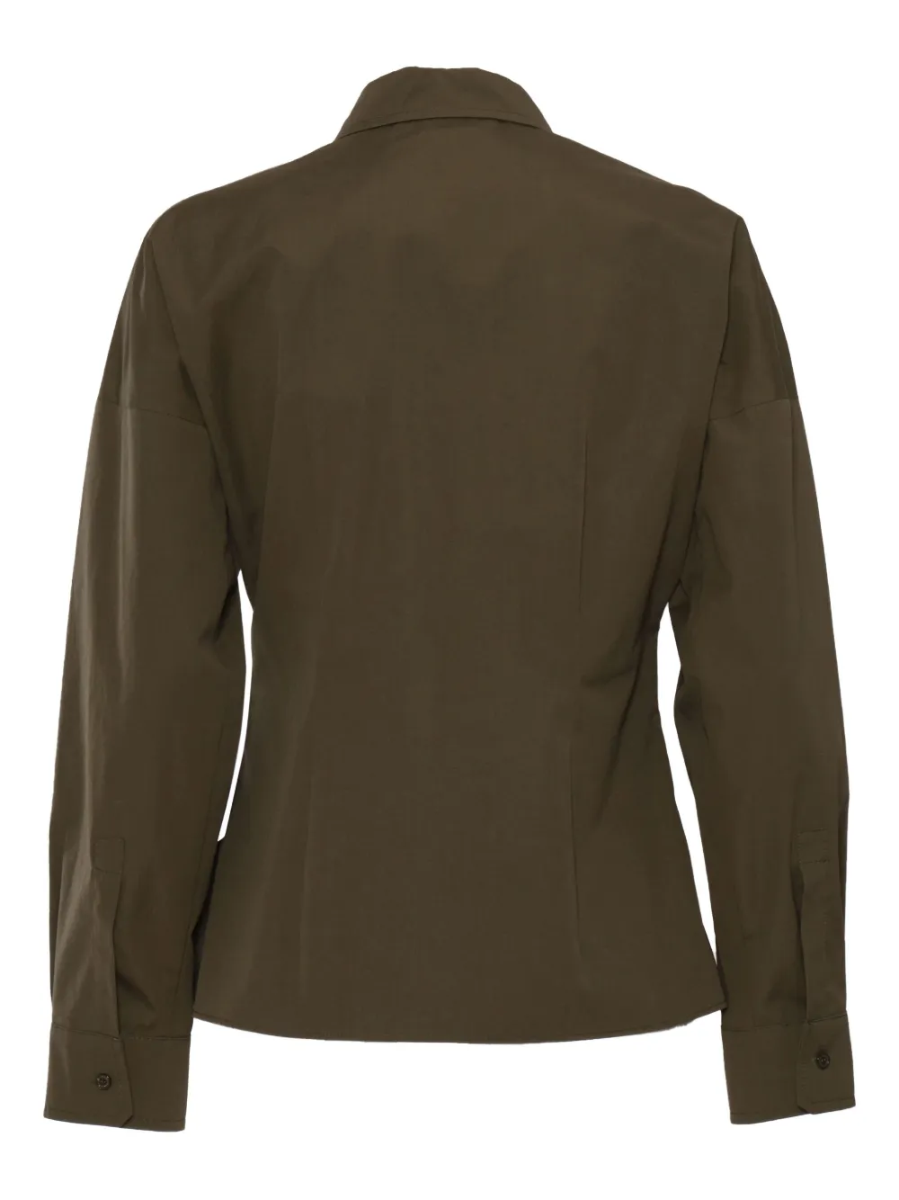 Weekend Max Mara Skipper katoenen overhemd met klepzak - Groen
