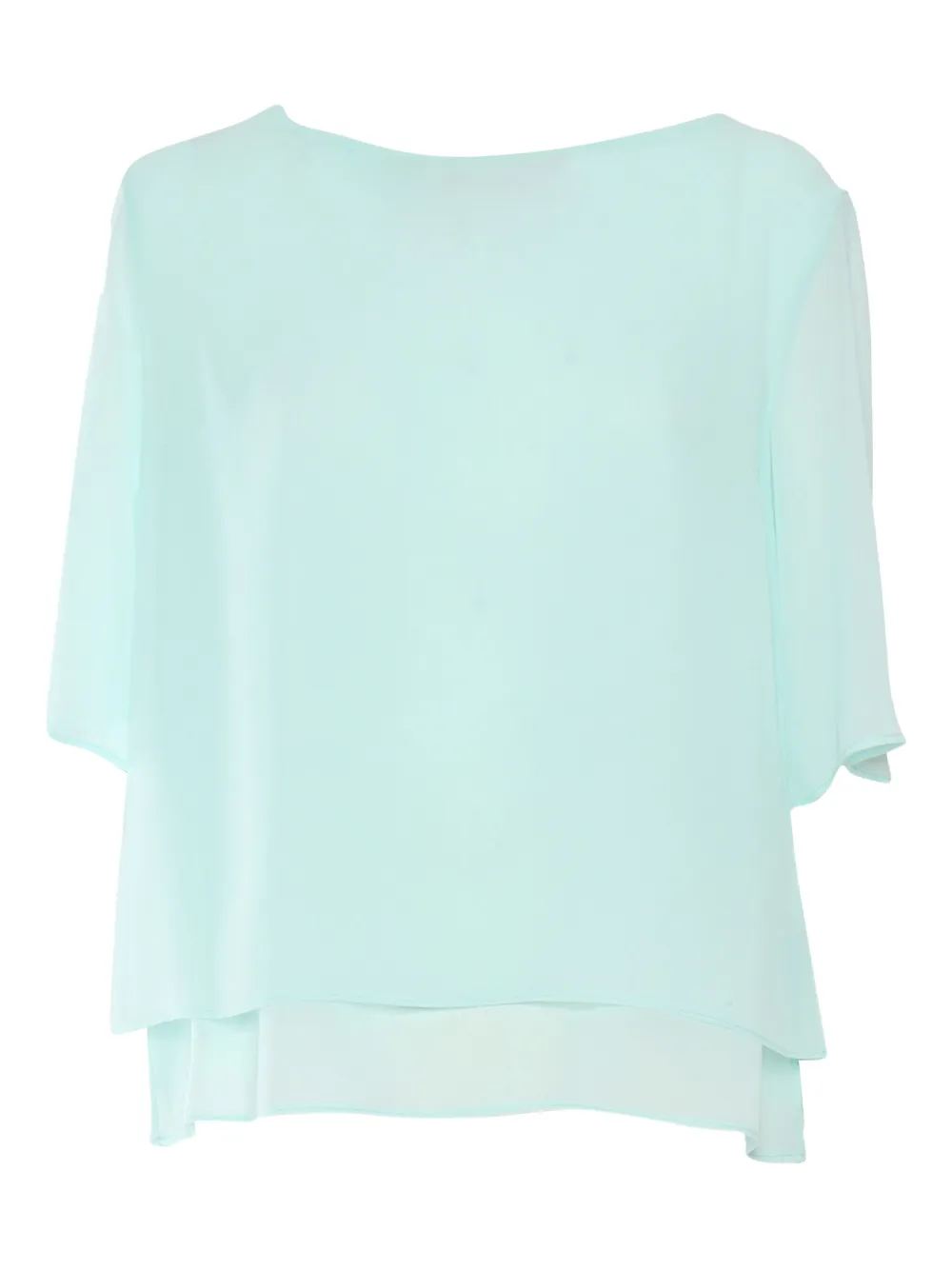layered chiffon blouse