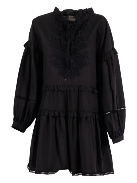 Ermanno Scervino embroidered ruffled dress