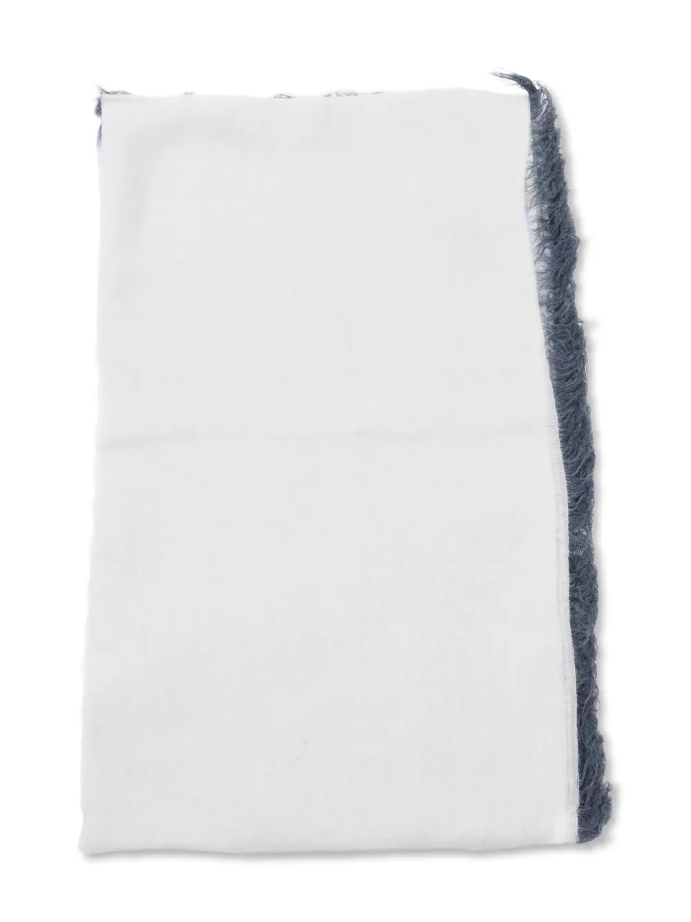 frayed-edge scarf