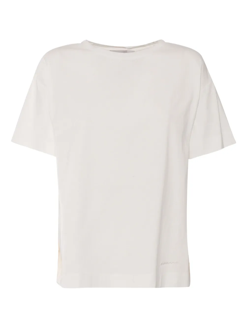 Ermanno Scervino T-shirt met geborduurd ringlets en korte mouwen Wit