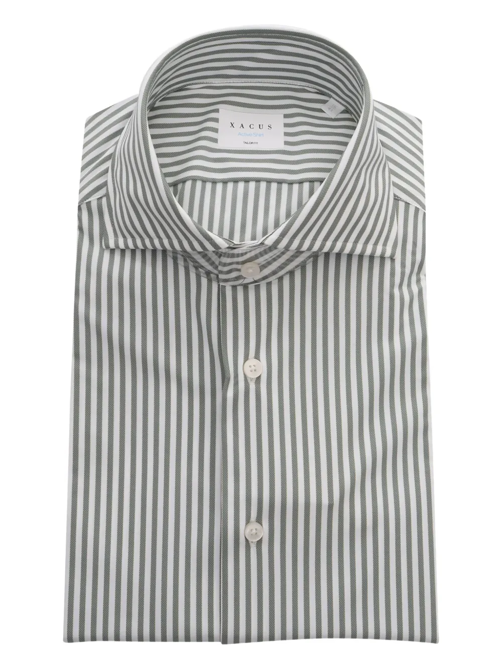 Xacus striped shirt | Green | Image 1