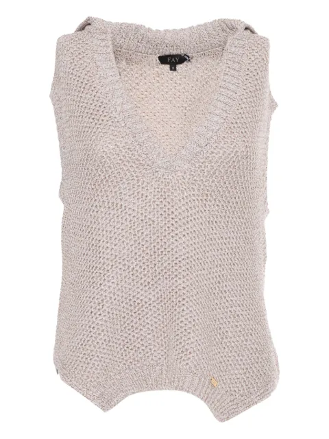 Fay hooded knit top