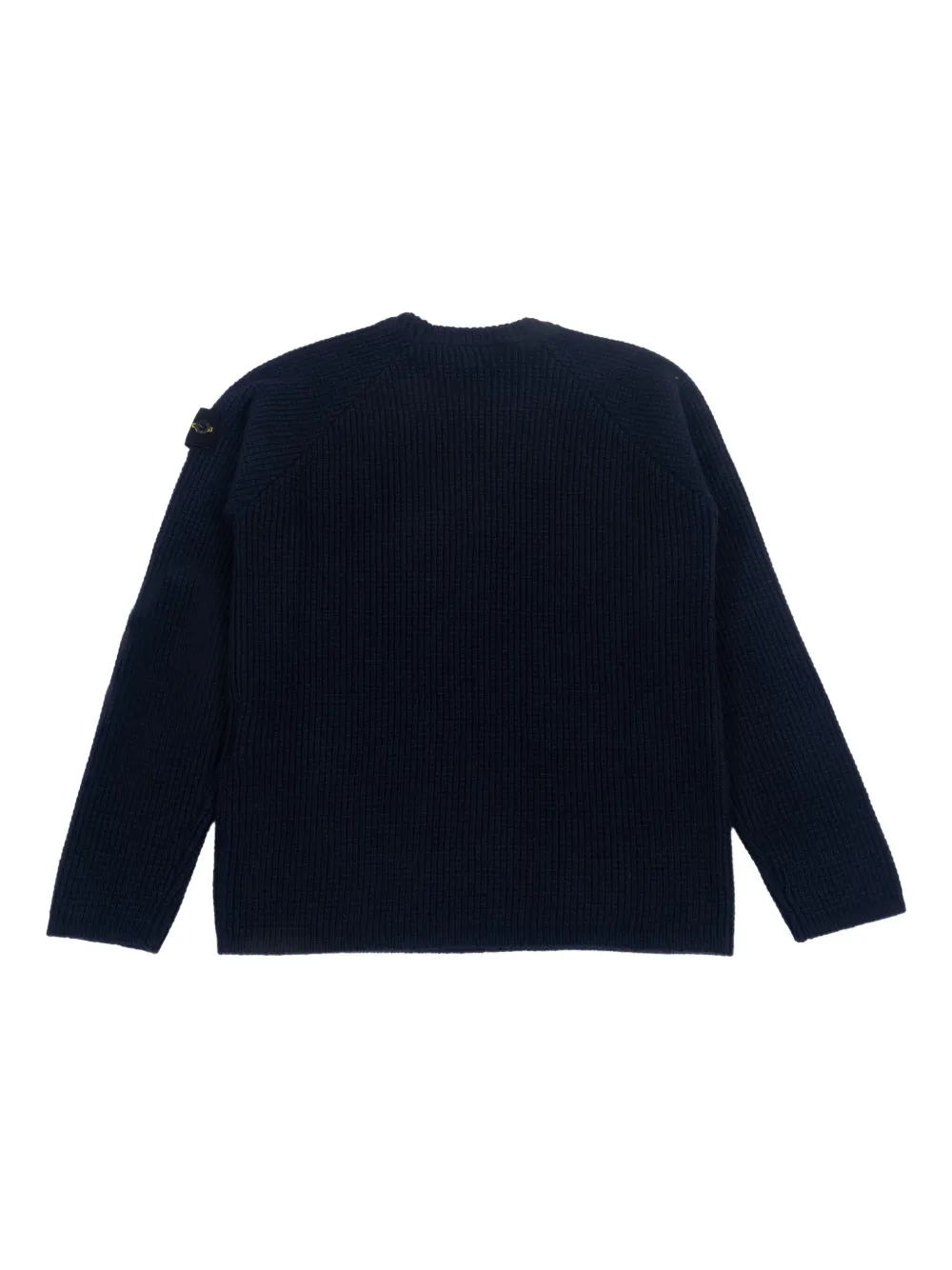 Stone Island Junior raglan-sleeve sweater Blauw