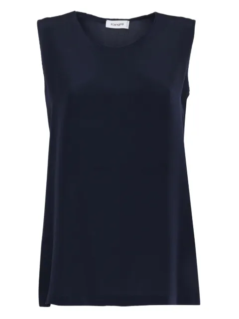 Kangra silk crepe top