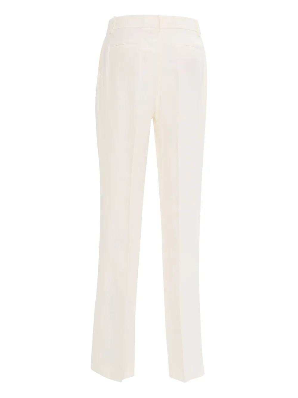 P.a.r.o.s.h Pleated-front Trousers In White