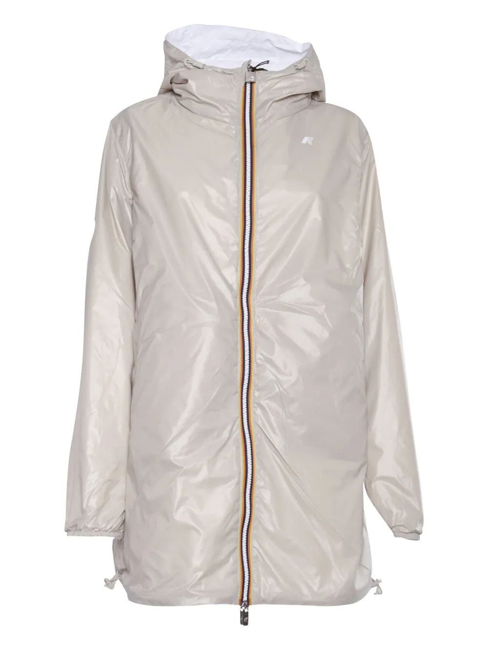 K-Way Sophie Plus.2 jas met capuchon Wit