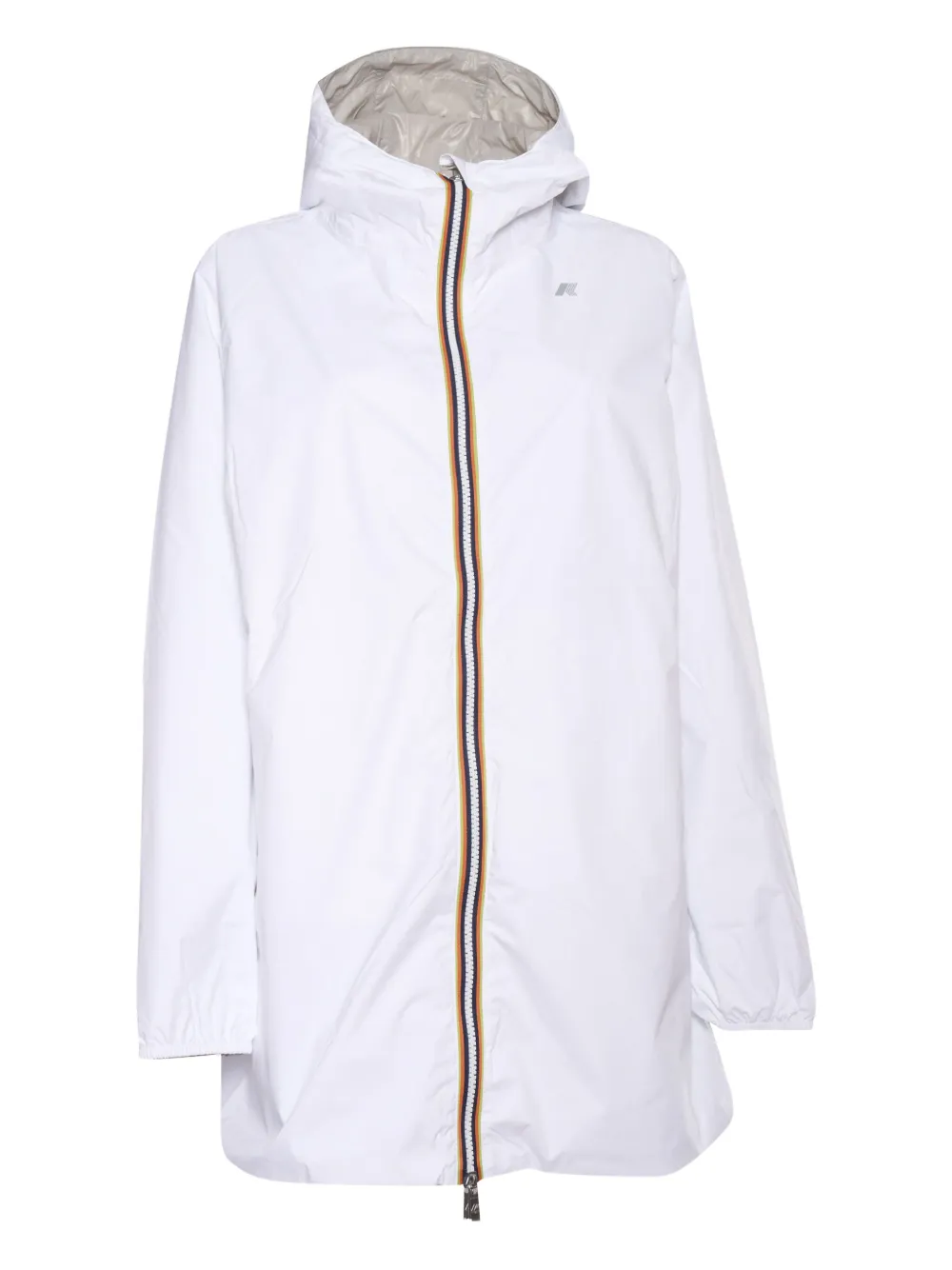 K-Way Sophie Plus.2 jas met capuchon Wit