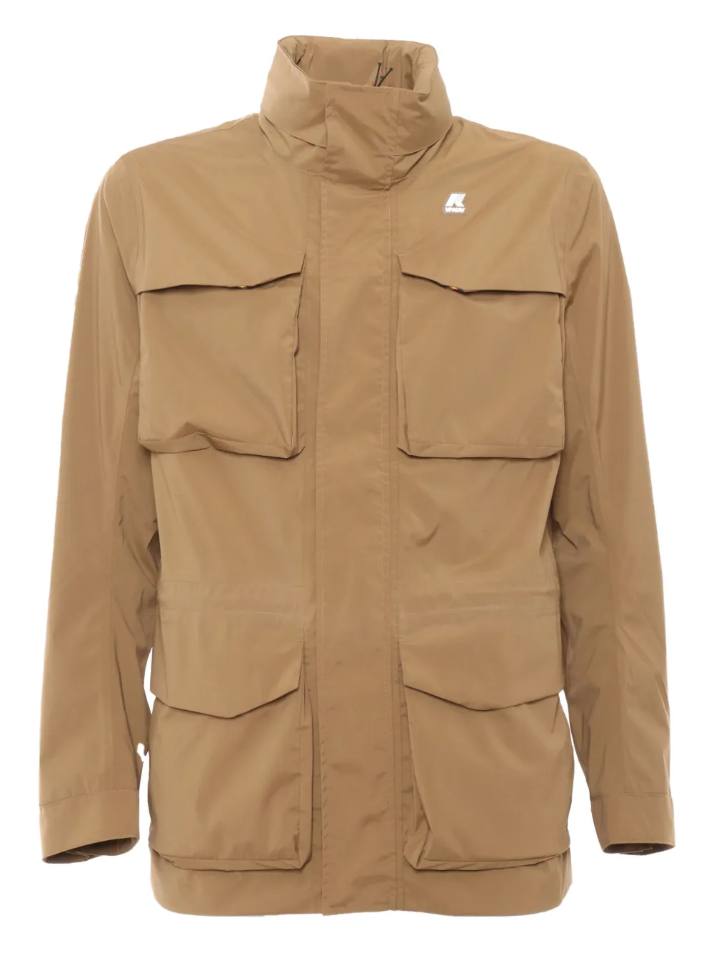 K-Way high-neck four-pocket jacket | Brown | Image 1