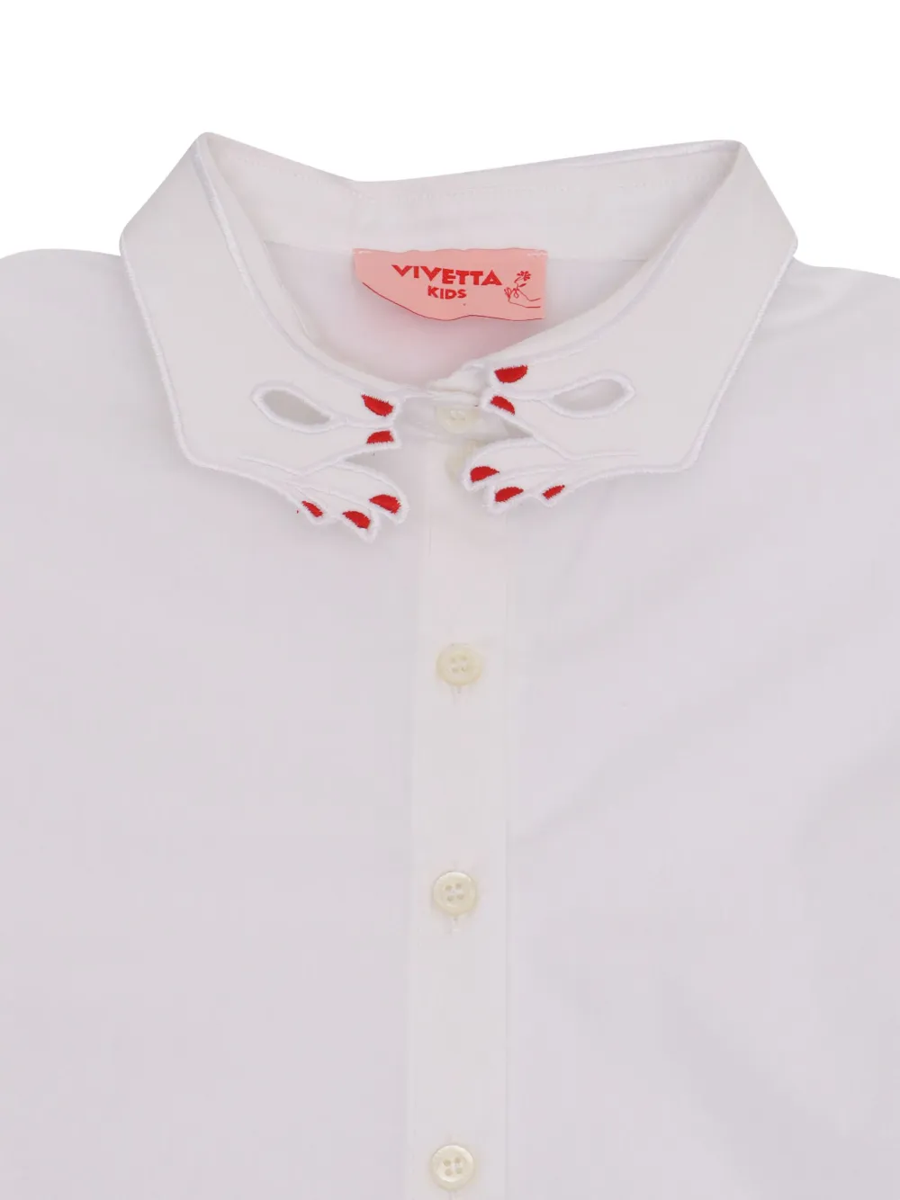 Vivetta Camicia C/collo Mani Bianco In Neutral