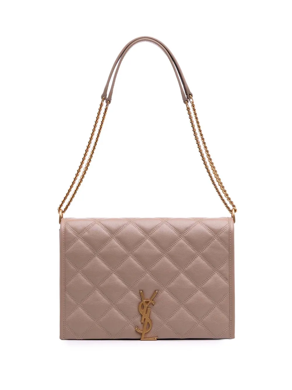 Saint Laurent Pre-Owned 2021 Mini Quilted Lambskin Becky Chain Bag Saint Laurent Pre-Owned 2021 Mini Quilted Lambskin Becky Chain Bag