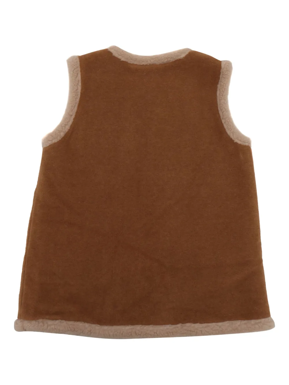 Zhoe & Tobiah tie-neck fleece gilet | Boys Waistcoat & Gilet | Image 2