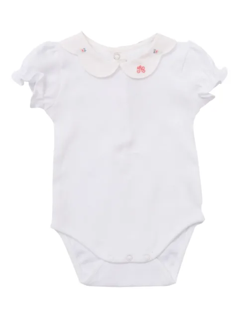 Tartine Et Chocolat  ruffled embroidered bodysuit