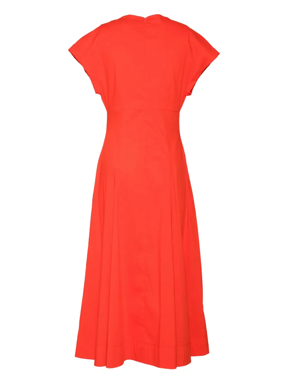 Clips poplin V-neck dress | Day Dresses | Image 2