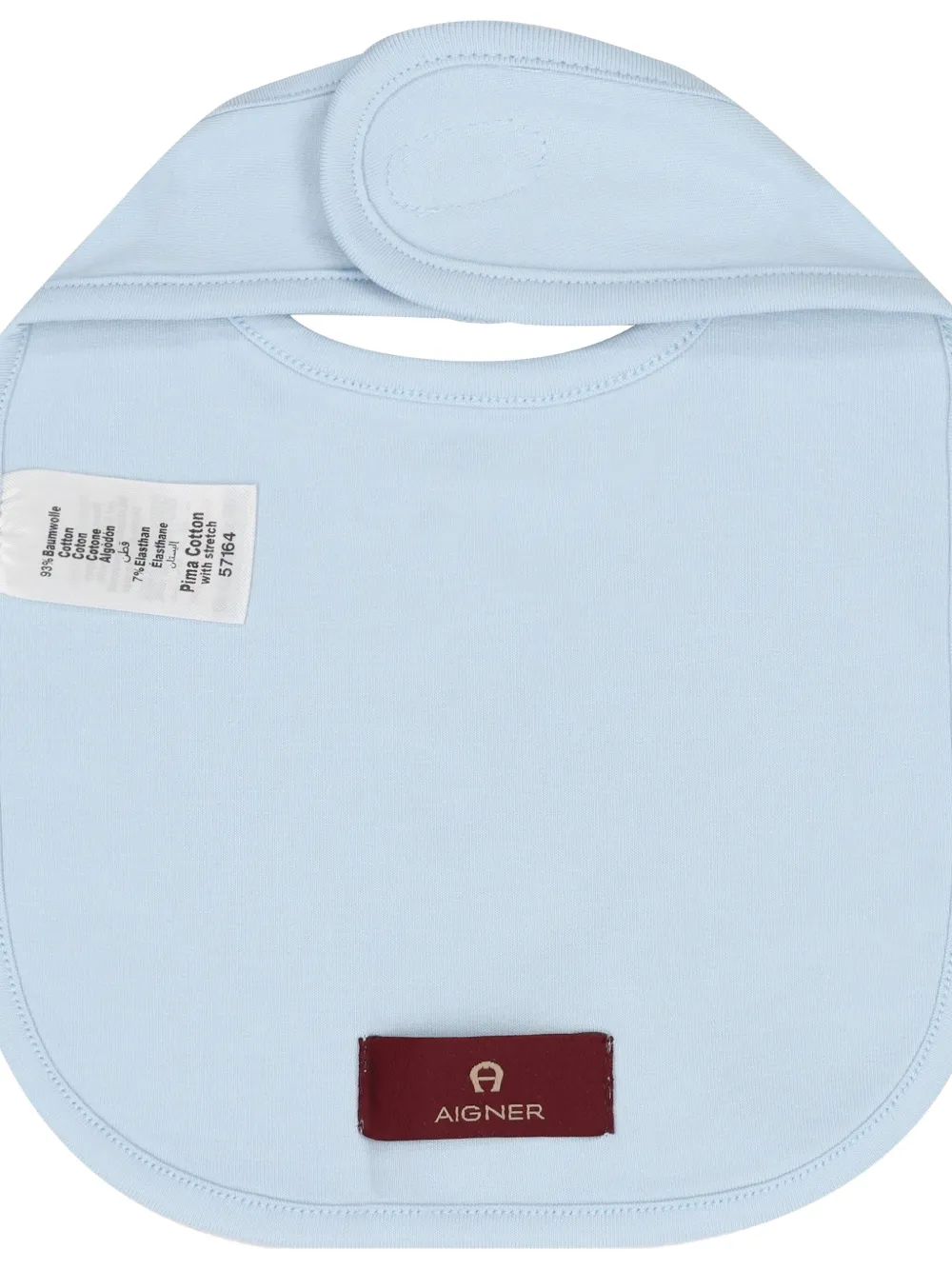 Aigner Kids logo-horseshoe bib - Blauw