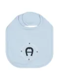 Aigner Kids logo-horseshoe bib - Blue