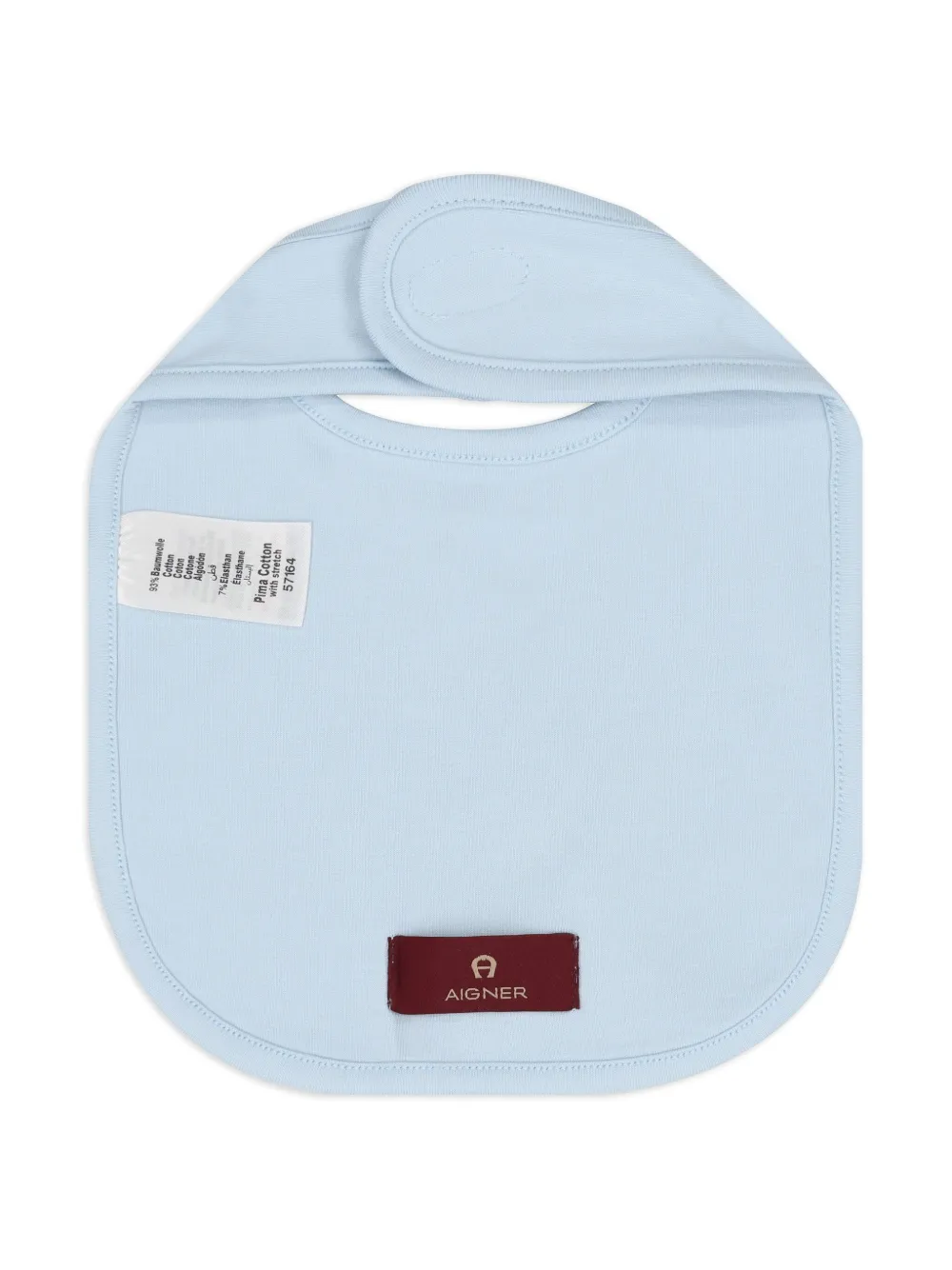 Aigner Kids Slabbetje met logo Blauw