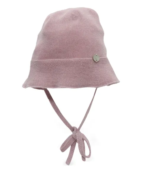 Paz Rodriguez tie-fastening hat