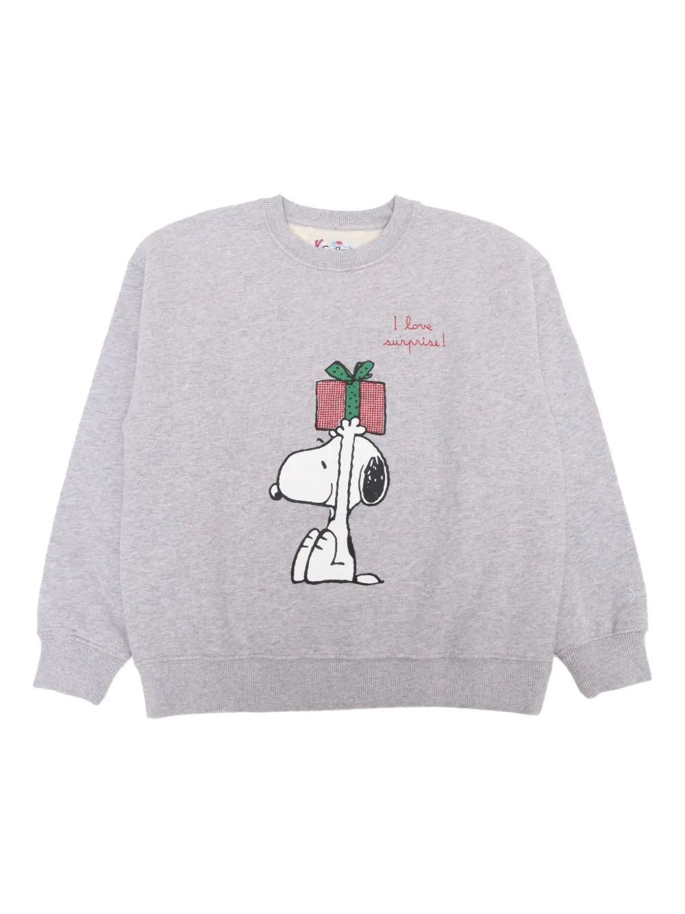 MC2 Saint Barth Kids Felpa leggera in cotone - Grigio