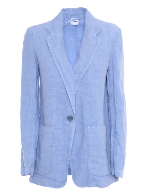 ASPESI single-button linen blazer