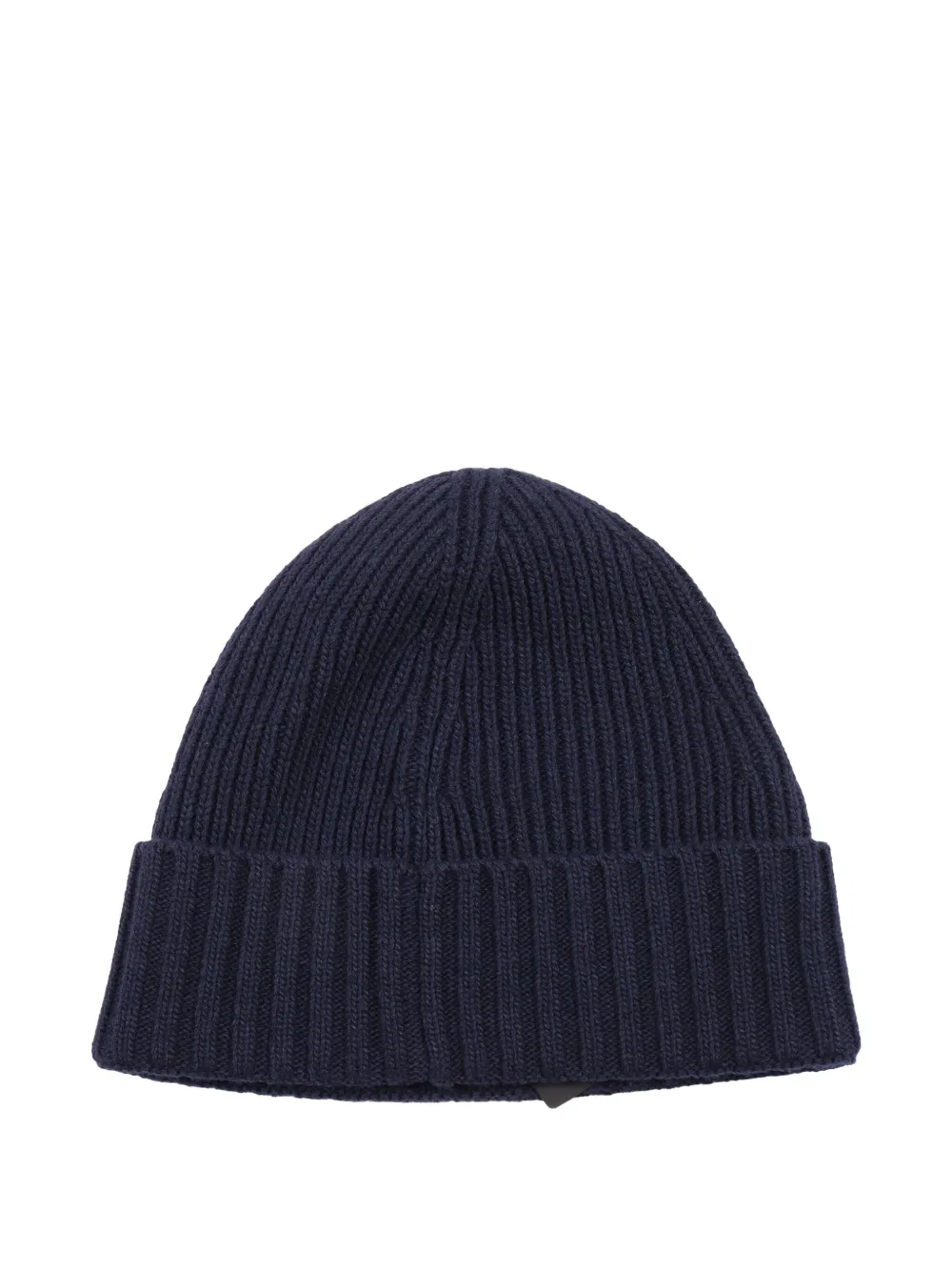 Stone Island Junior logo-patch beanie - Blauw